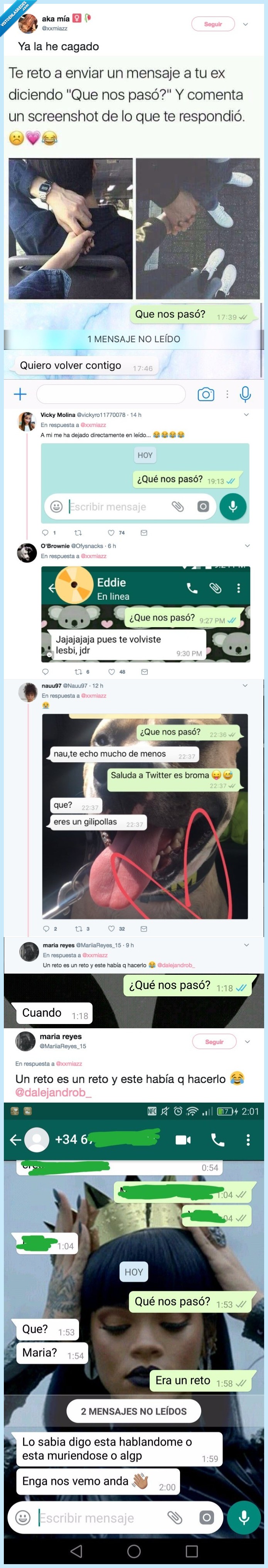 ex,cagarla,enviar,mensaje