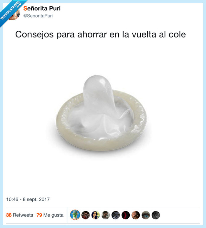 preservativo,metodo de ahorro,prevenir,vuelta al cole