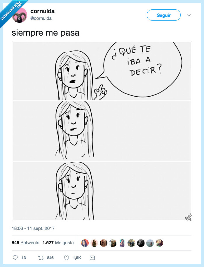 siempre me pasa,decir