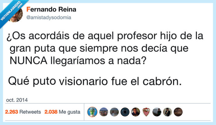 profesor,caso,clavar,futuro