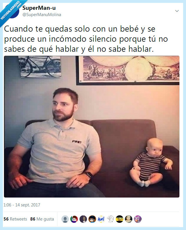 bebé,incómodo,silencio,hablar