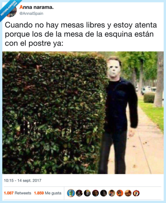 acecho,estar,mesas libres