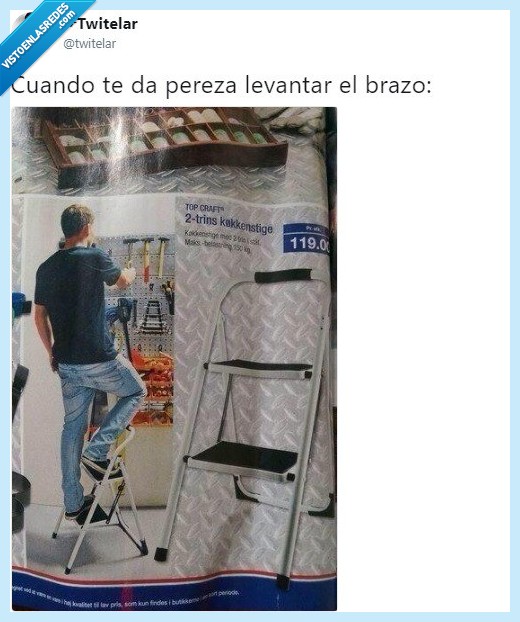 escalera,brazo,gandul