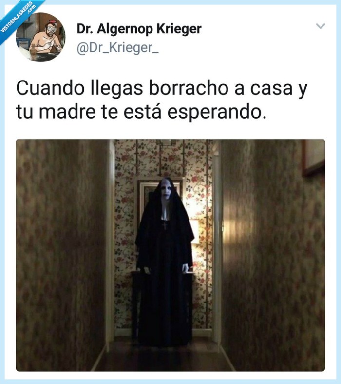 Borracho,madre,valak,expediente warren