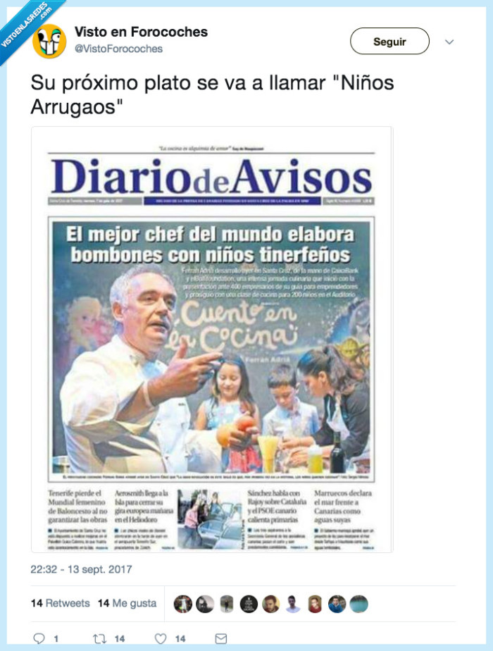 ferrán adriá,visto,forocoches