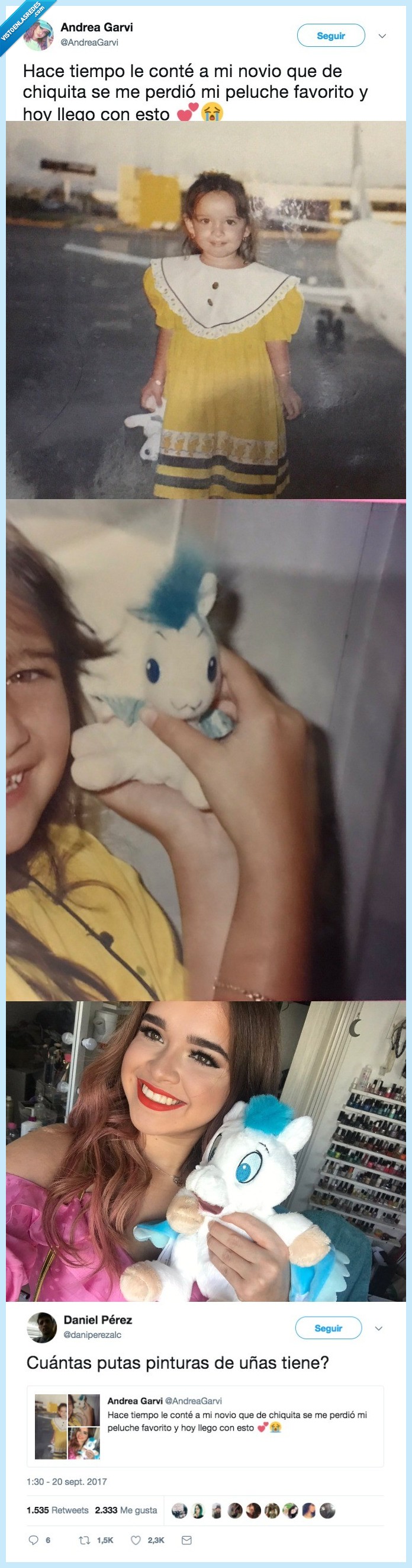 obsesión,pintauñas,peluche