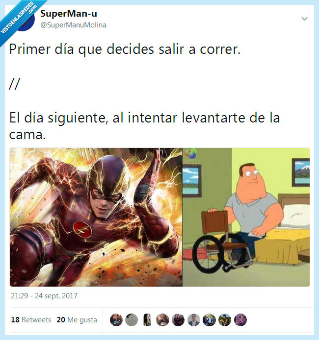 correr,agujetas,flash,joe,padre de familia