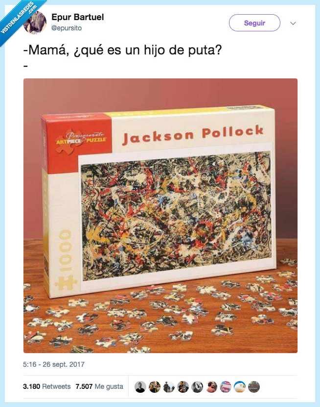 pollock,definición,puzzle