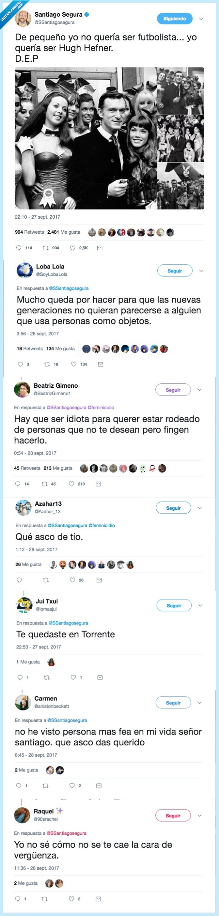 santiago segura,muerte,playboy,cagada