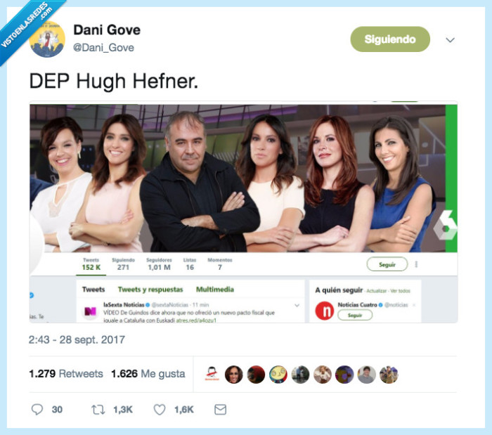 Hugh Hefner,rodeado,dep