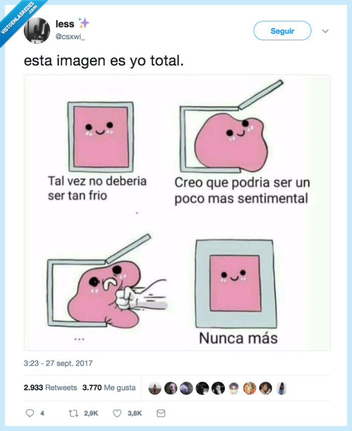 sentir,frio,hostia,dolor