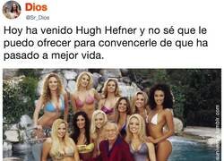 Enlace a Hugh Hefner ya vivió en el paraíso, por @Sr_Dios