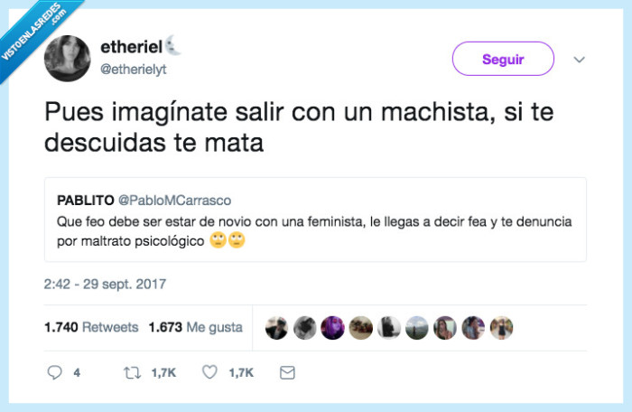 machista,descuidar,feminista,fea