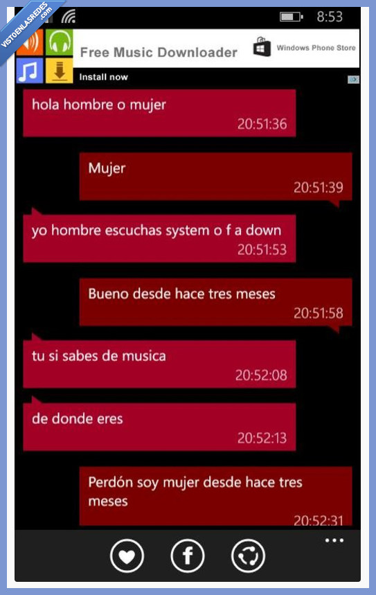 omegle,windows phone,hombre,mujer,antes,system of a down