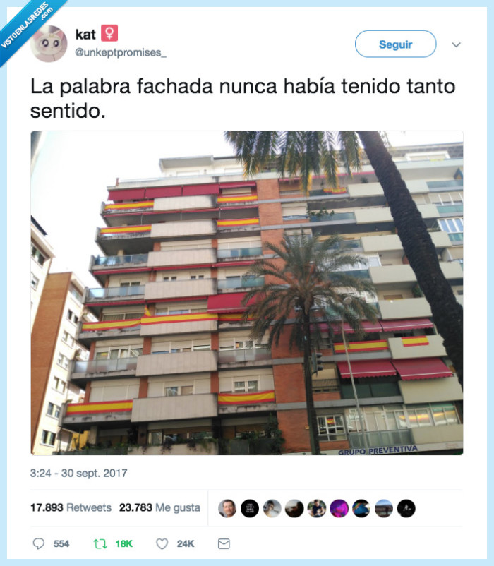 fachada,significado,bandera,españa