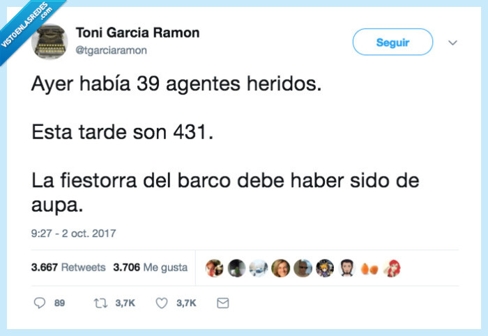fiesta,agente,herido,barco