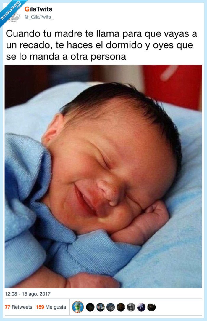 madre,llamar,recado,dormir