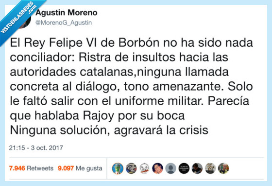 turra,280 caracteres,felipe,borbón