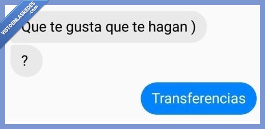 transferencia,hacer