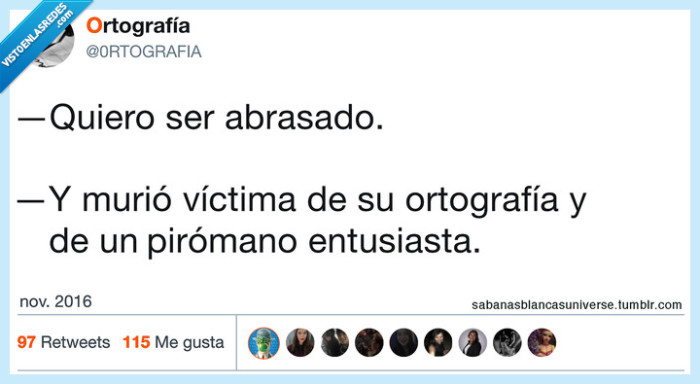 abrasar,ortografía,consecuencias