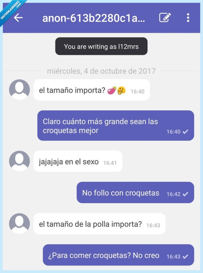 croquetas,tamaño,si importa