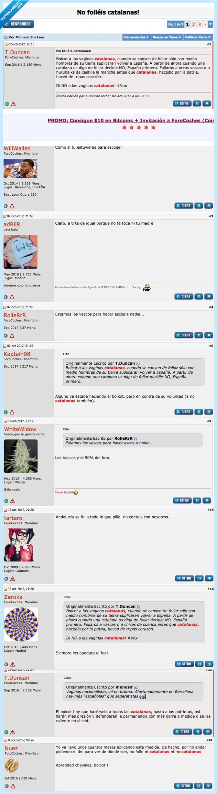 forocoches,boicot,catalanes