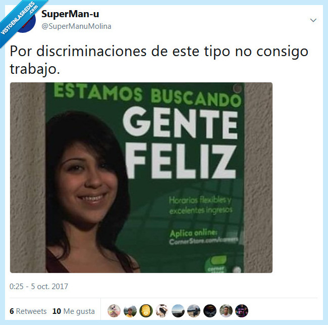 trabajo,discriminar,feliz