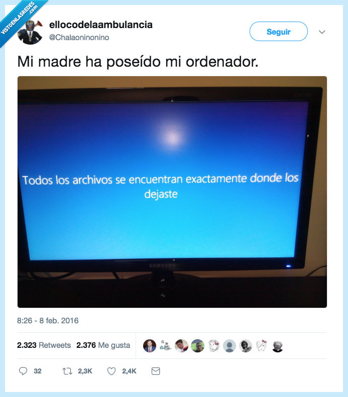 madre,tocar,ordenador