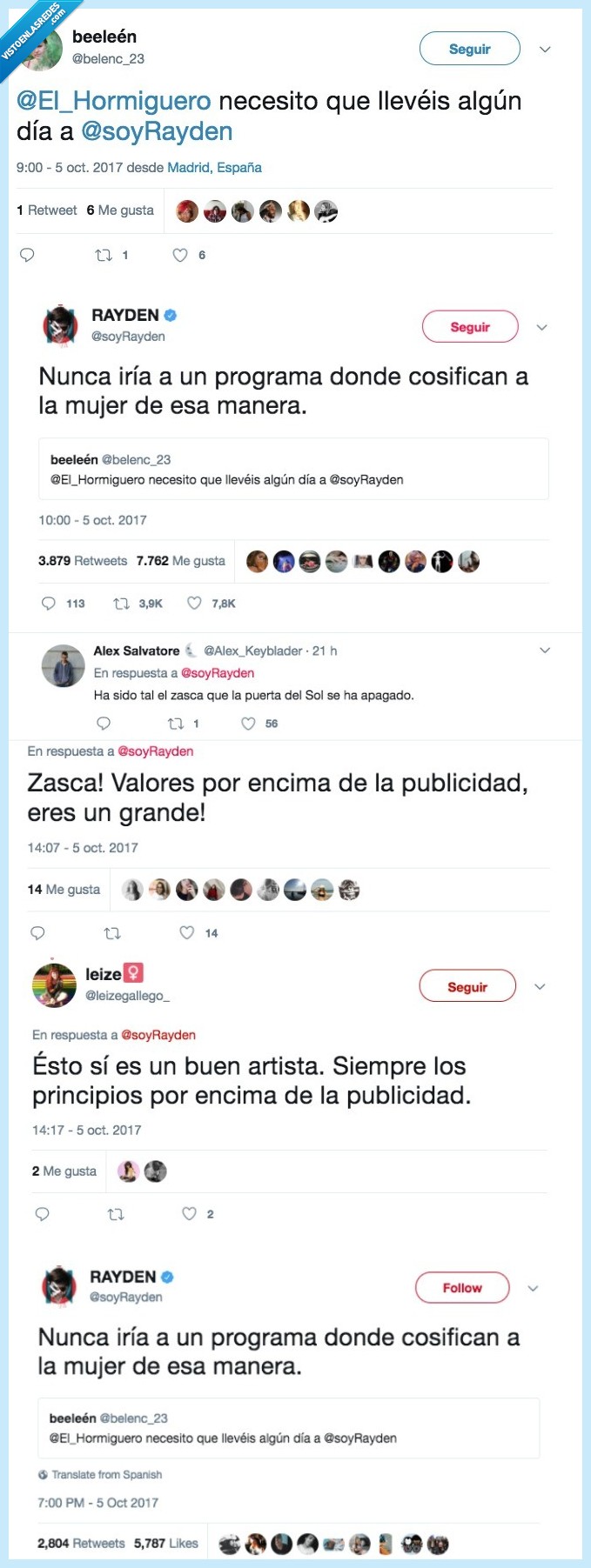 rayden,zambombazo,acudir,hormiguero