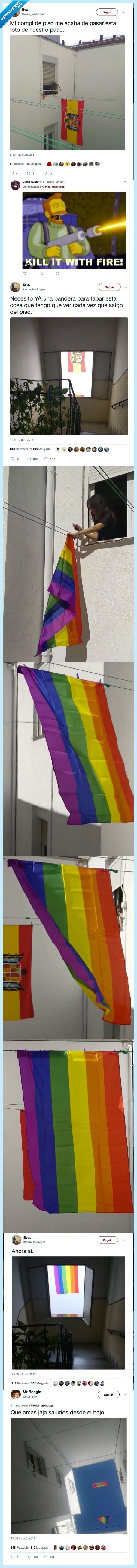 chicas,franco,bandera,asco