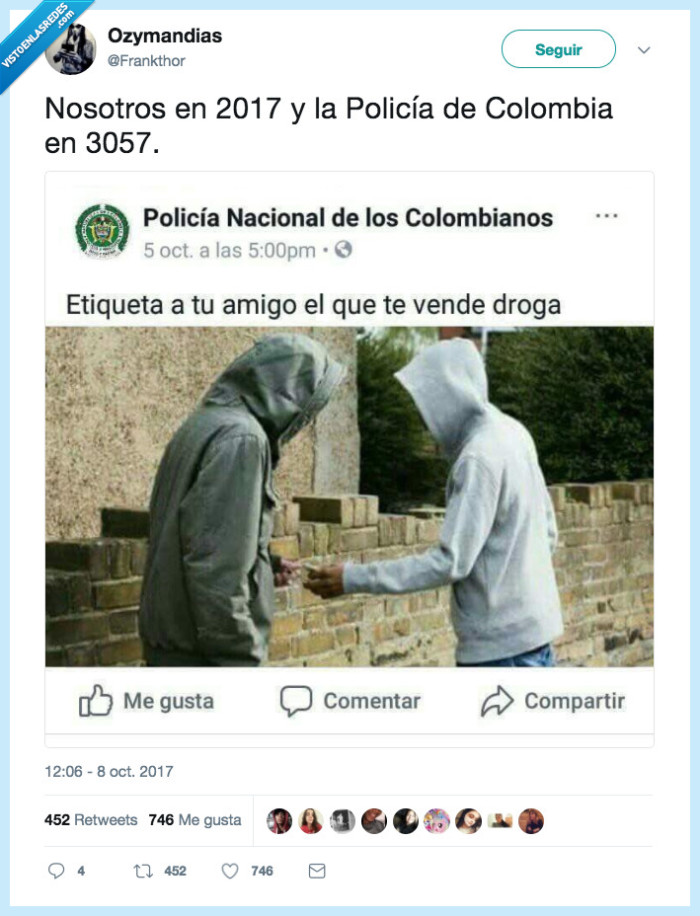 475412 - La policía de Colombia sabe lo que se hace, por @GFrankthor