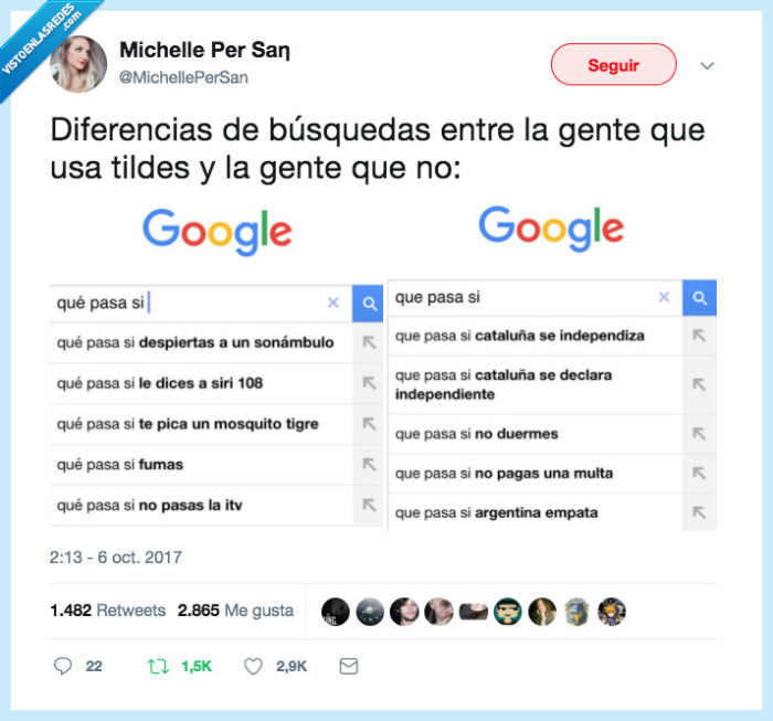 diferencia,notar,tilde