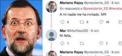 Enlace a Si Mariano Rajoy fuera realmente sincero en Twitter contestaría así, por @presidente_ES