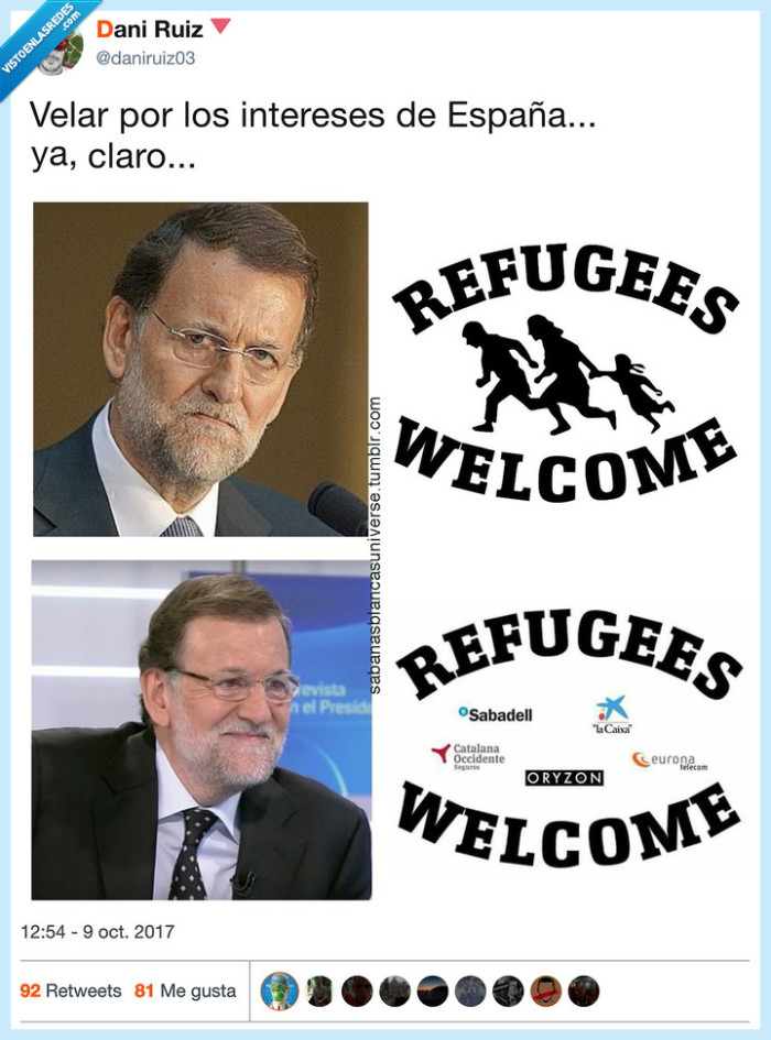 refugiados,gobiernos,gustar