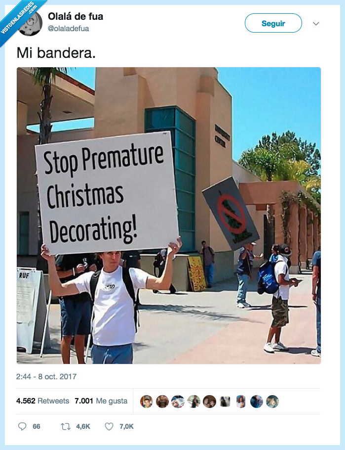 bandera,navidad,ya empieza,horror