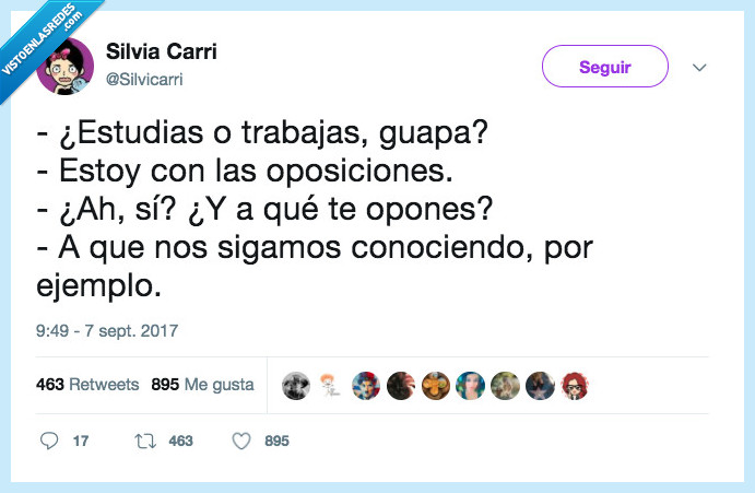 estudiar,trabajar,oponer,opositar