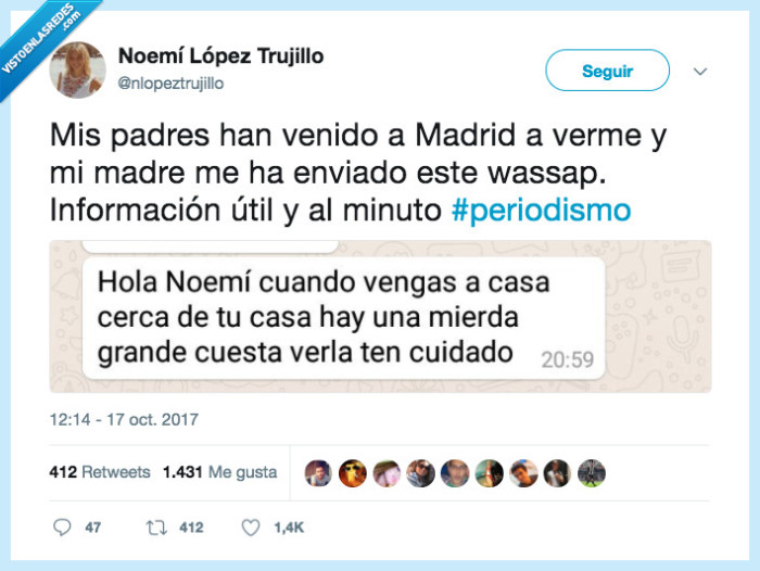 madre,avisar,periodismo