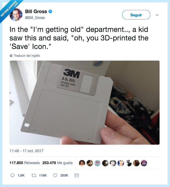 disquette,imprimir,la vida está fatal