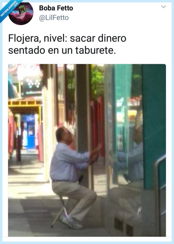 Flojera,taburete,cajero,dinero,sentado