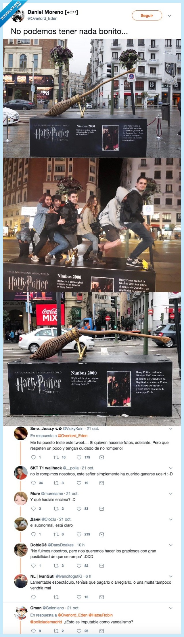 harry,potter,vandalismo,la gente es lerda