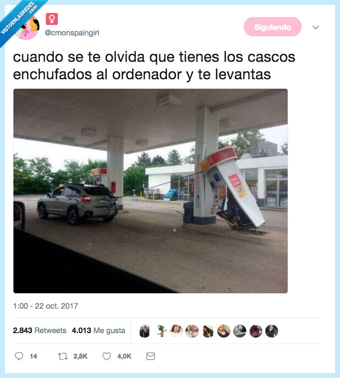 gasolinera,coche,tirar,ordenador