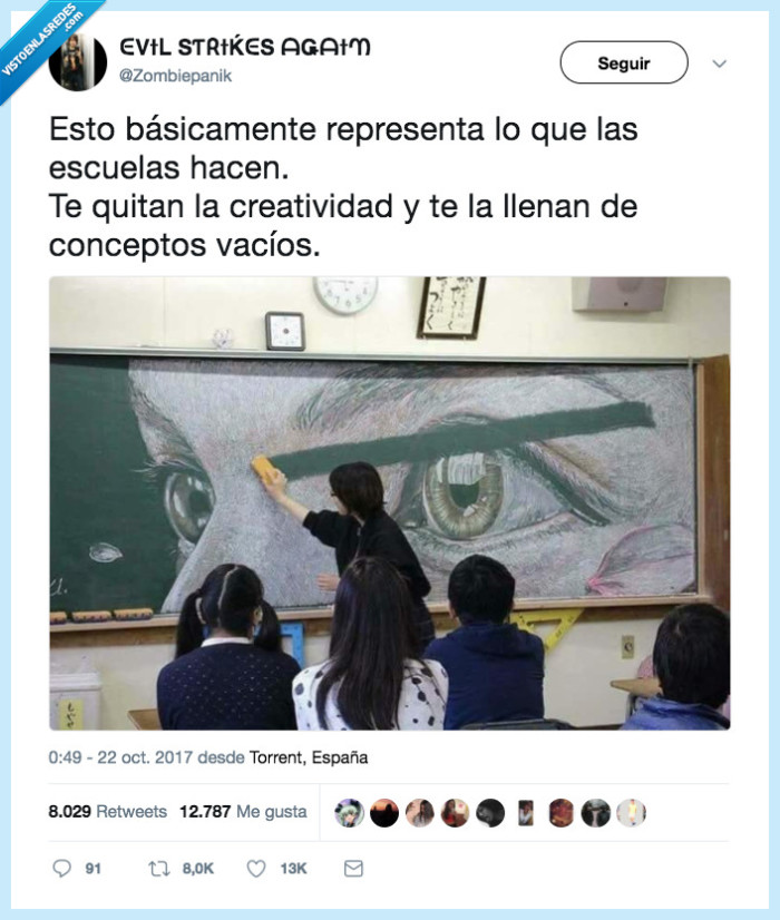 sistema educativo,realidad,matan neuronas