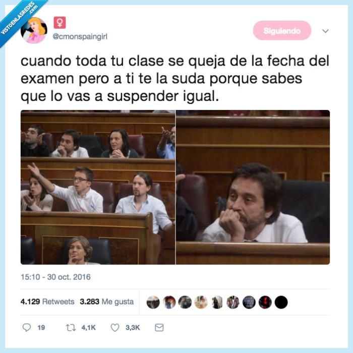 clase,suspender,fecha,examen