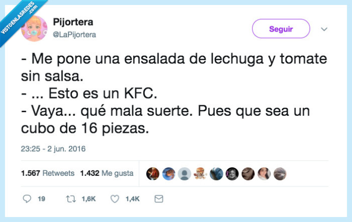 ensalada,kfc,cubo