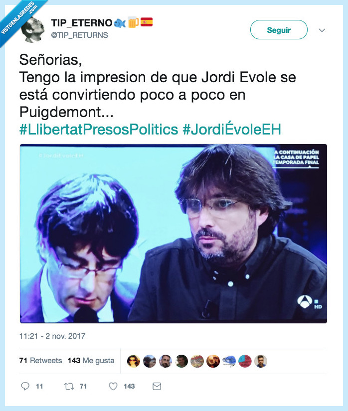 impresi&oacute;n,evole,convertir,puigdemont