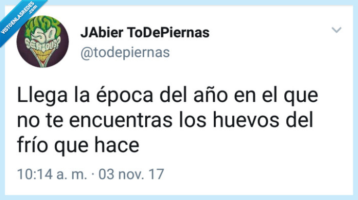 Se acerca el invierno,tan tan tararara
