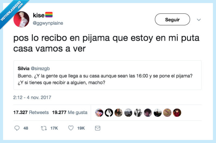 recibir,persona,pijama