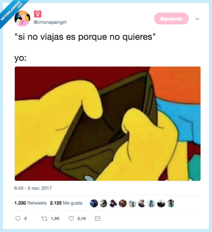 pobreza,viajar,no tener nada que ver