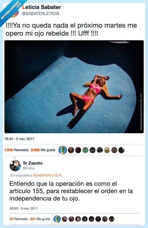 leticia sabater,martes,ojo