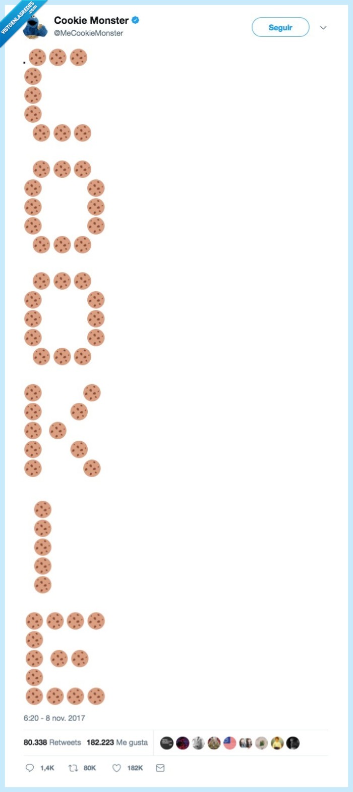 monstruo,galletas twitter